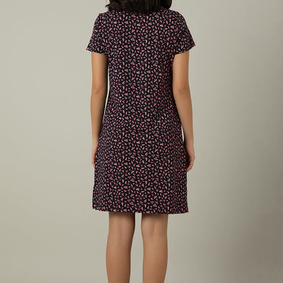 Comfort Sleep Dress - Polka Heart Print