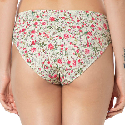 Smooth Charm Bikini Panty - Floral Whimsy Pr