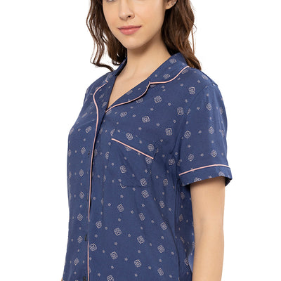 Sleep Shorts Set - Ethnic Print