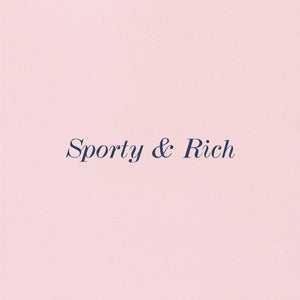 SPORTY & RICH | HOTEL DU CAP T-SHIRT { EDEN PINK/NAVY