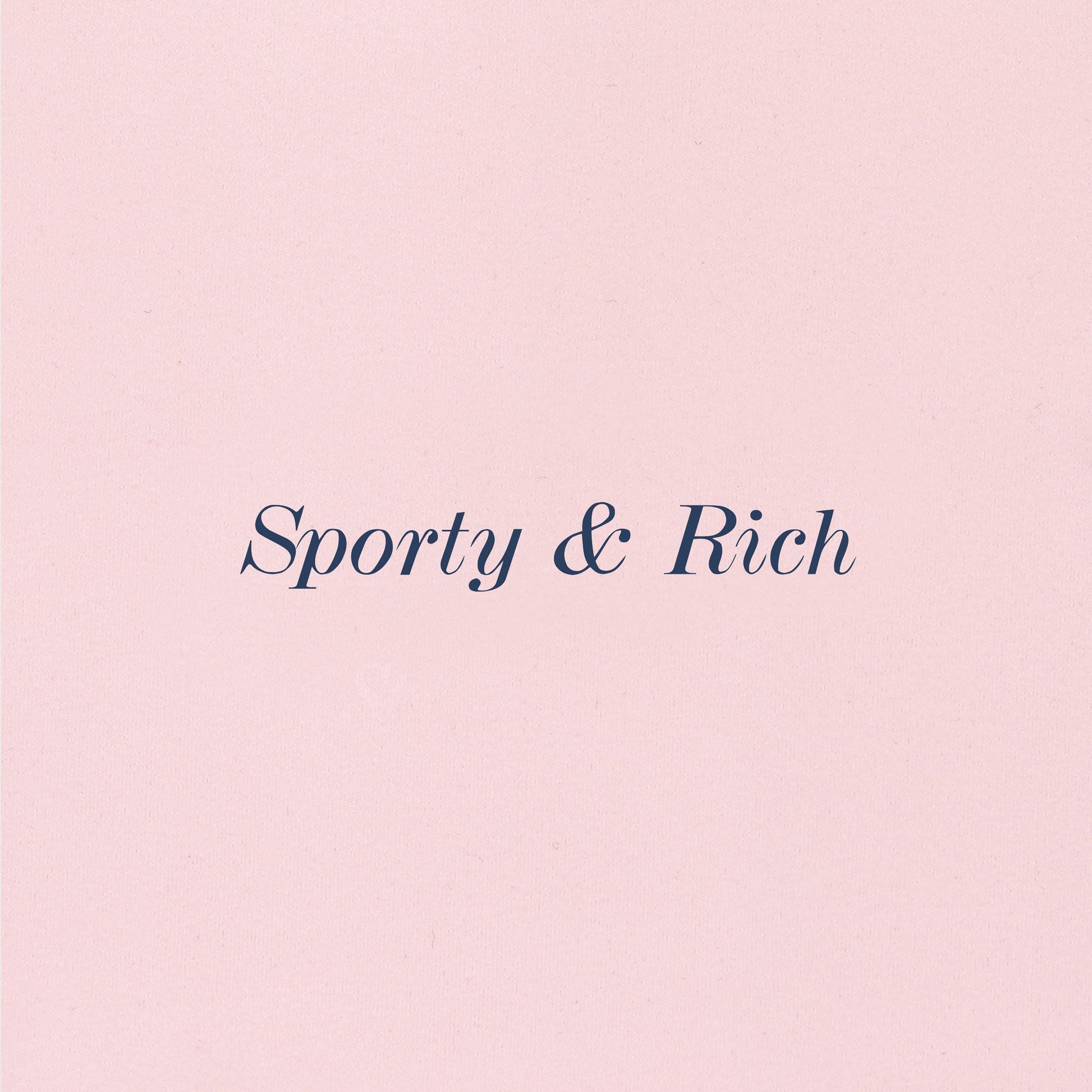 SPORTY & RICH | HOTEL DU CAP T-SHIRT { EDEN PINK/NAVY