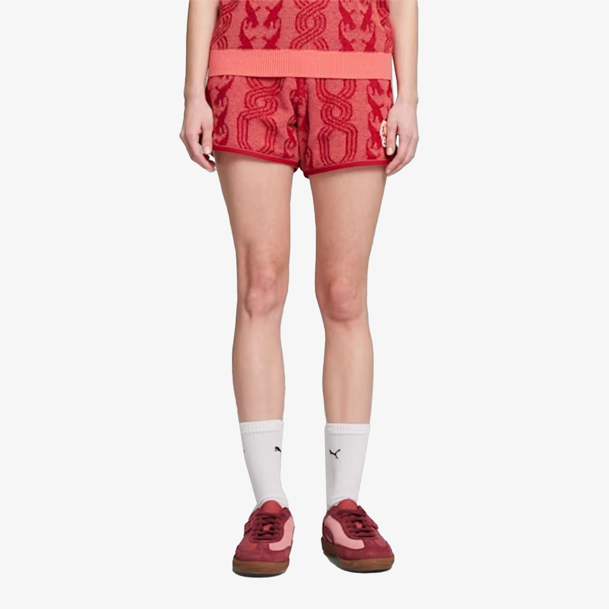 PUMA | x PALOMO T7 SHORTS { PASSIONFRUIT