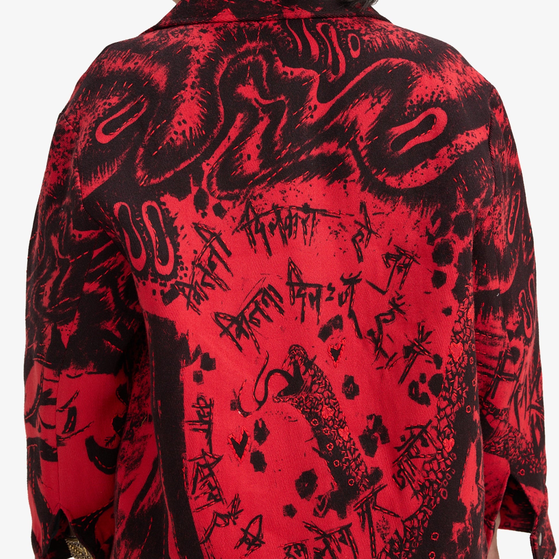 F A R A K | OBSESSION HANDMADE JACKET { BLACK/RED