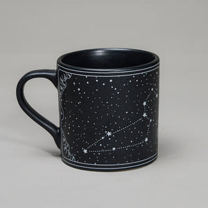 Black - Ceramic Sunsign Theme Coffee Mug Leo (350ml)