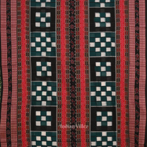 Multi Color Odisha Sambalpuri Pure Cotton  Pasapali Saree