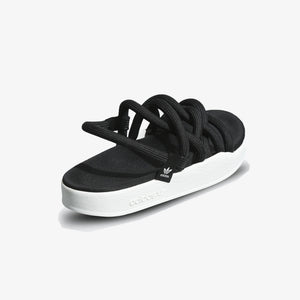 Adidas Originals | ADILETTE NODA SANDALS  { BLACK/WHITE
