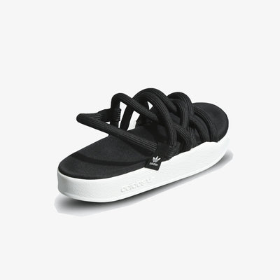 Adidas Originals | ADILETTE NODA SANDALS  { BLACK/WHITE