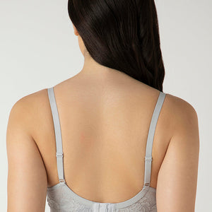 Lace Elegance Padded Non-Wired Bra - Micro Chip