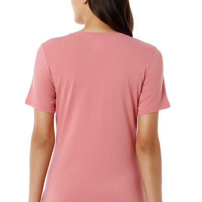 V-Neck Sleep Tee - Mauveglow