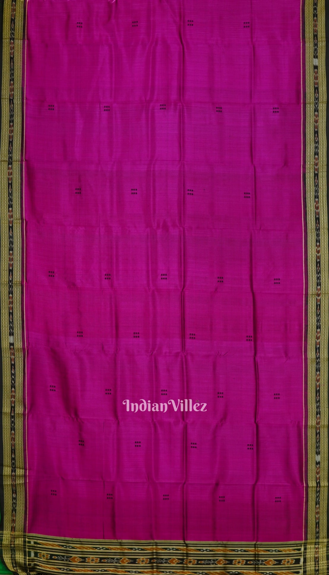 Deep Rani Butta Design Odisha Ikat Khandua Silk Saree