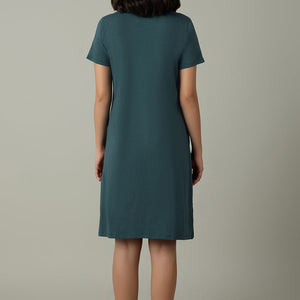 Comfort Sleep Dress - Weekend Vibes Print