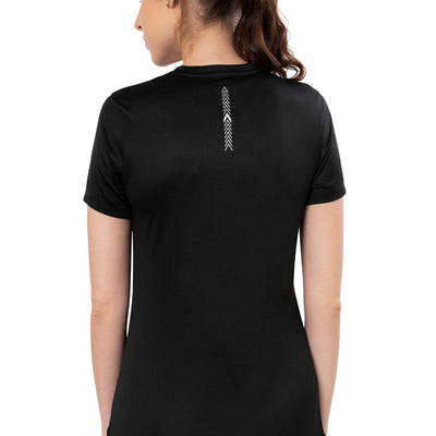 Energize Short Sleeve V-Neck Active T-Shirt - Jet Black