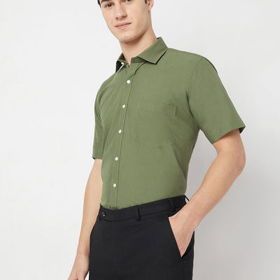 Wrinkle Free Half Sleeve Shirt