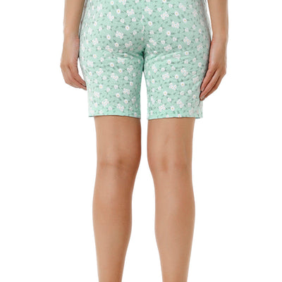 Sleep Shorts  - Blue Light Floral Print