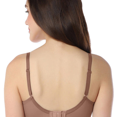 Luxe Support Non-Padded Wired Bra  - Nutmeg
