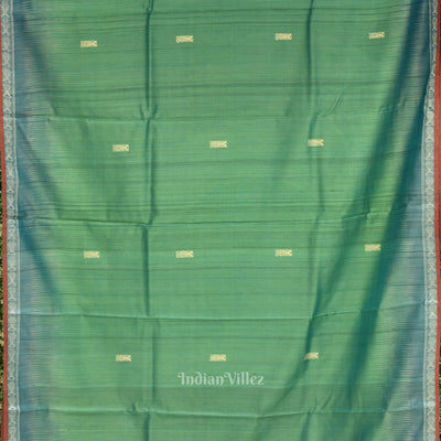 Light Blue Gopalpur Tussar Silk Saree