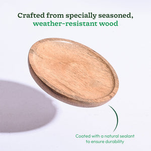 Wooden Plant Tray - Set of 3