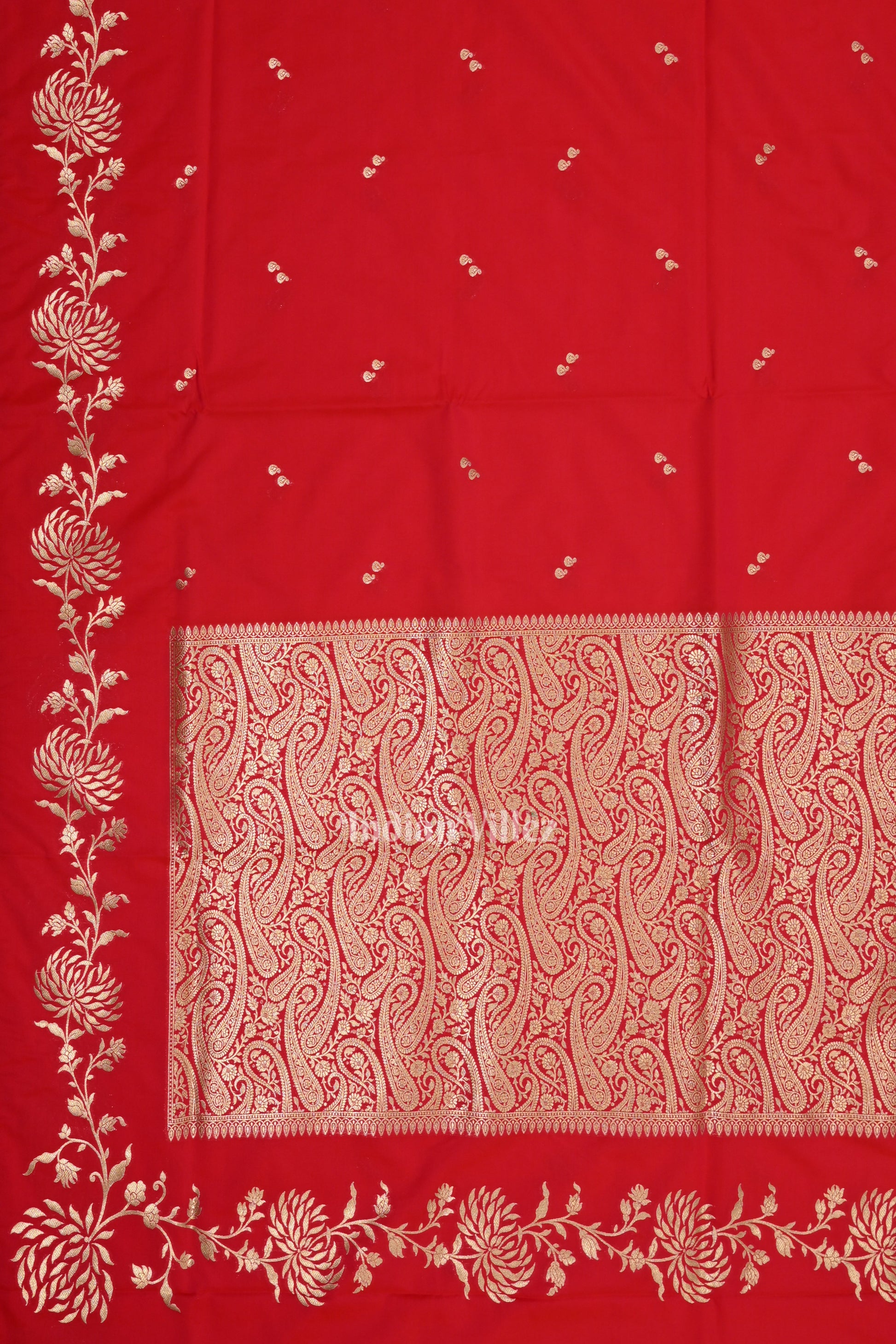 Bridal  Hot Rani Pink Soft Pure Mashru Satin Silk Banarasi Saree