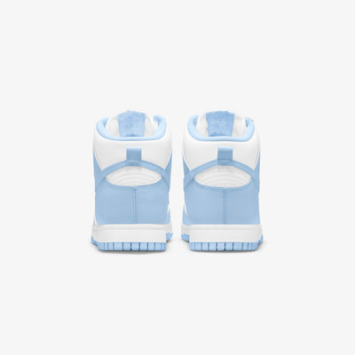 Nike | DUNK HIGH  { WHITE/ALUMINUM