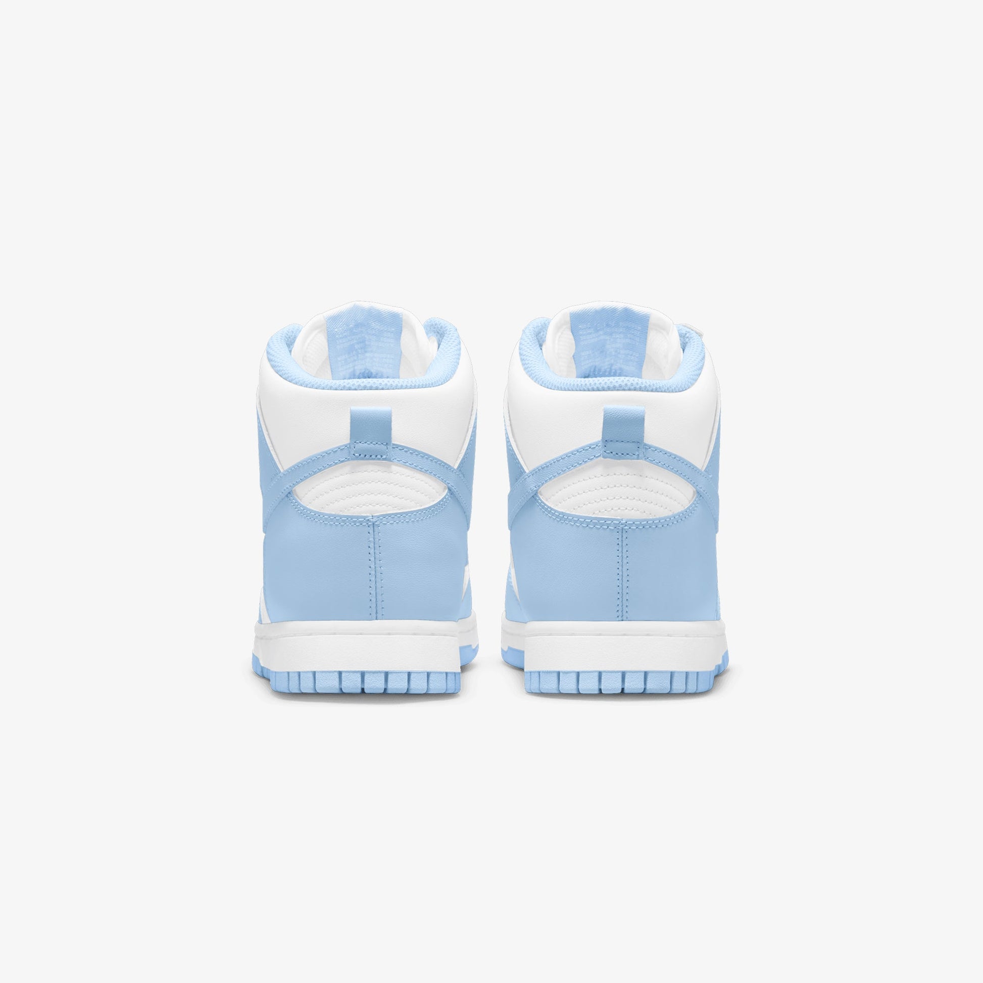 Nike | DUNK HIGH  { WHITE/ALUMINUM