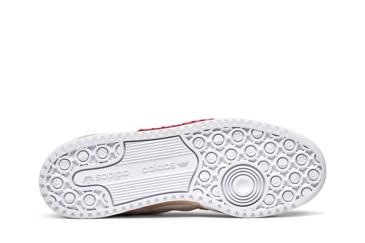 adidas Forum Exhibit Low White Vivid Red