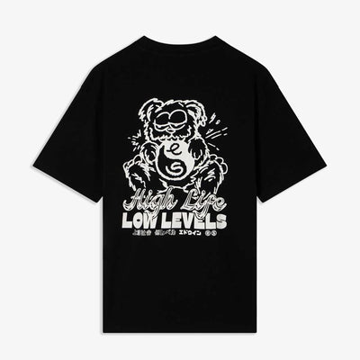 EDWIN | HIGH BEAR T-SHIRT { BLACK/WHITE