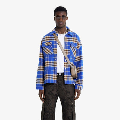 Represent | HEAVYWEIGHT INITIAL FLANNEL SHIRT  { MULTI