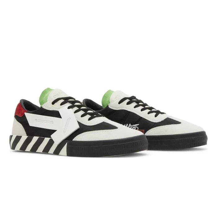 OFF-WHITE Floating Arrow Vulcanized Low Black Green Red