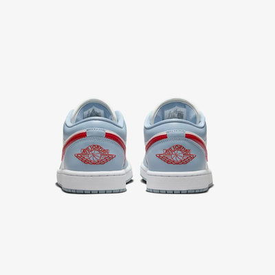 Jordan | AIR JORDAN 1 LOW  { SAIL/DUNE RED-BLUE GREY-WHITE