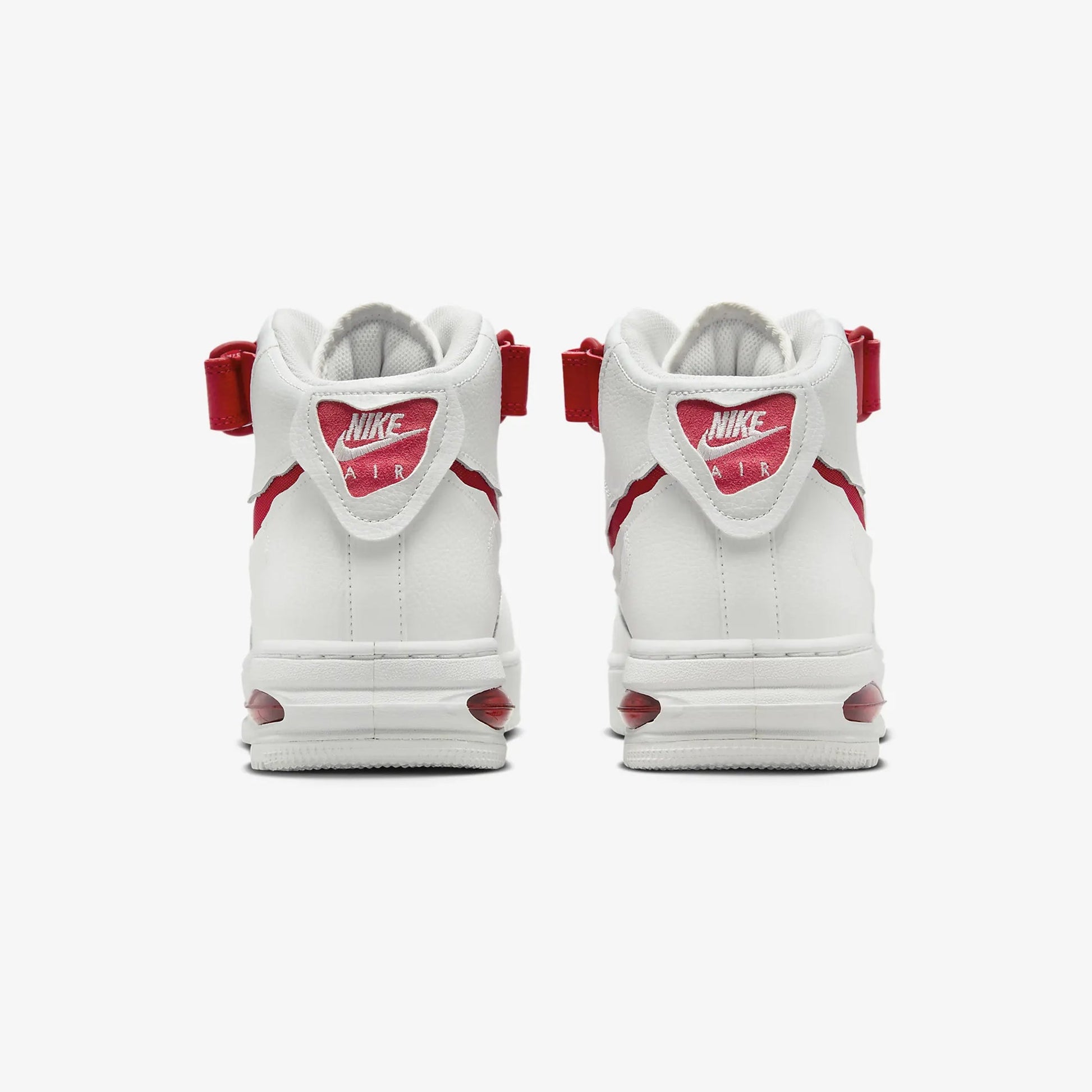 Nike | AIR FORCE 1 MID EVO  { SUMMIT WHITE/UNIVERSITY RED-SUMMIT WHITE