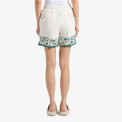 PUMA | THE FAIRGROUNDS TERRY BASKETBALL SHORTS { FROSTED LVORY