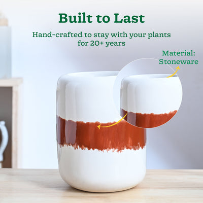 Twilight Clouds Ceramic Planter