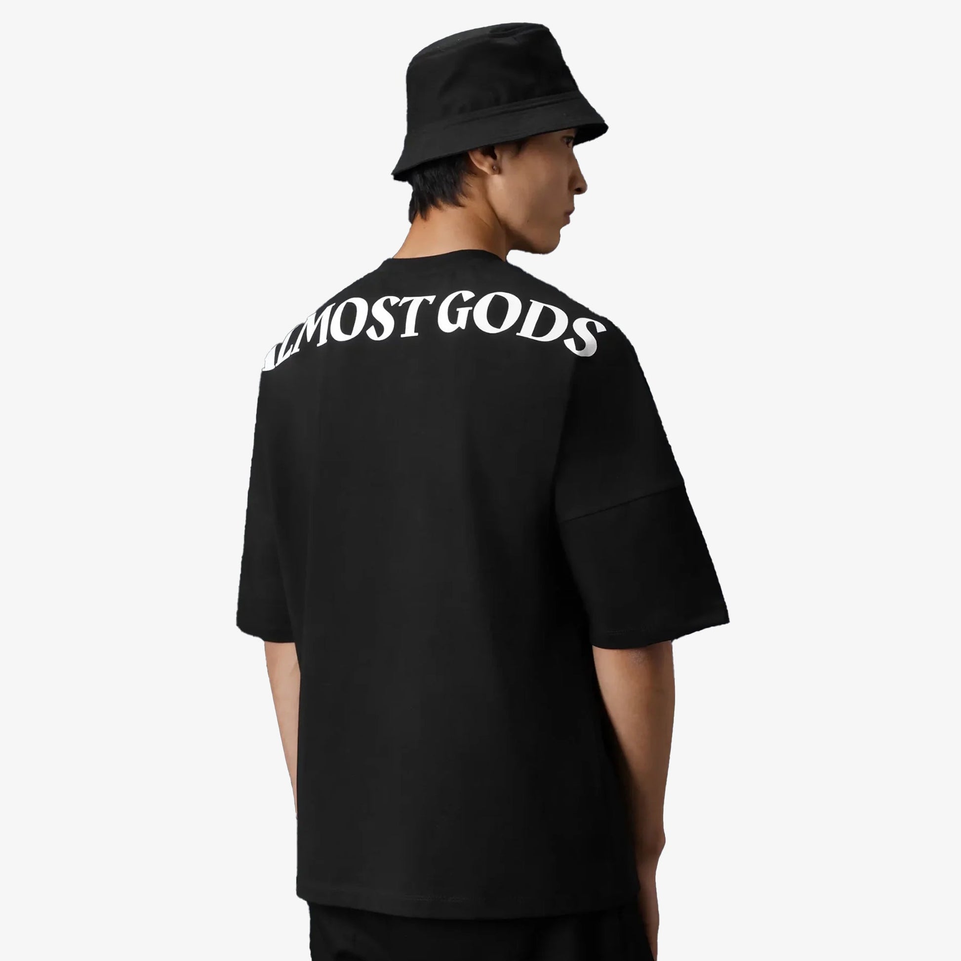 ALMOST GODS | ALMOST GODS LOGO TEE { BLACK
