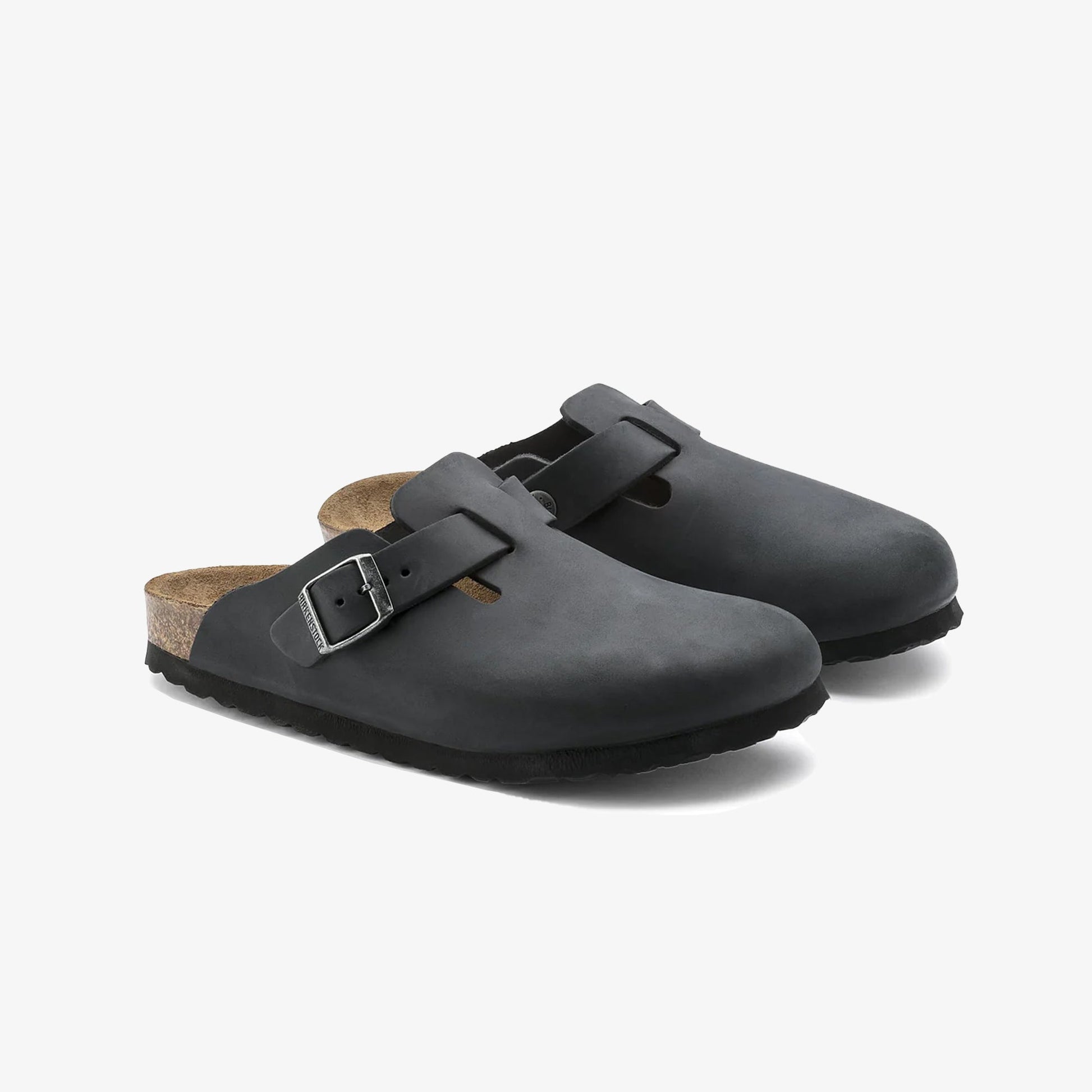 Birkenstock | BOSTON OILED LEATHER  { BLACK