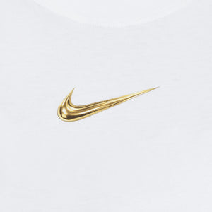 NIKE | LOOSE SHORT-SLEEVE GRAPHIC T-SHIRT { WHITE