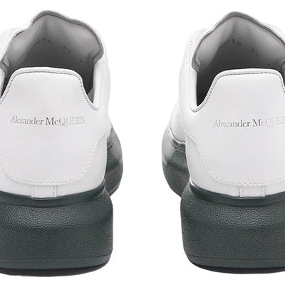 Alexander Mcqueen Oversized Sneaker White Green Sole