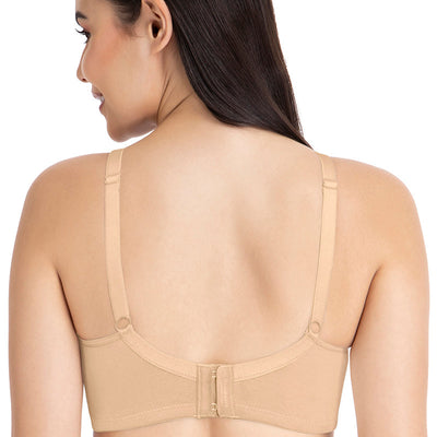 Lace Concealer Non-padded Non-wired Bra - Hazelnut