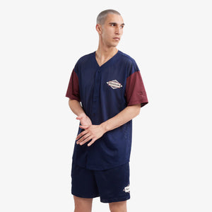 Reebok | SPORTING GOODS BASEBALL JERSEY  { VECTOR NAVY