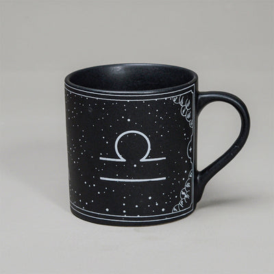 Black - Ceramic Sunsign Theme Coffee Mug Libra (350ml)
