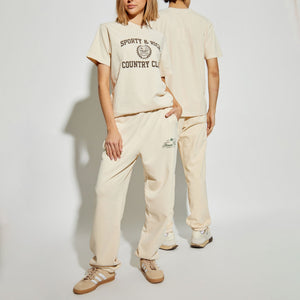 SPORTY & RICH | VARSITY CREST TEE { CREAM