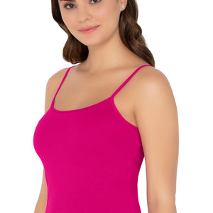 Cotton Camisole (Pack of 2) - Nude- Fuchsia