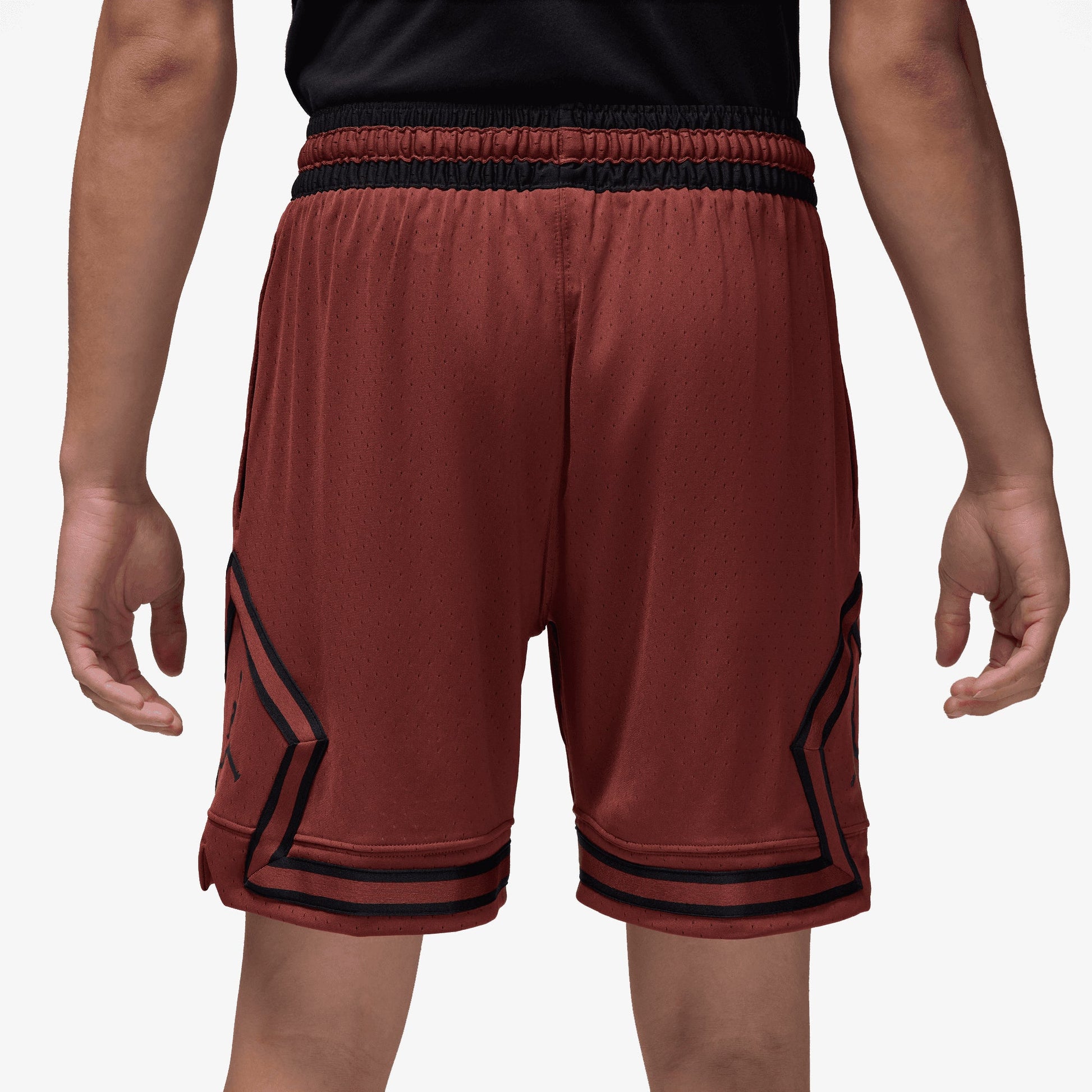 JORDAN | DRI-FIT MESH DIAMOND SHORTS { DARK PONY/BLACK/BLACK