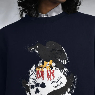 ALMOST GODS | NEVERMORE SWEATSHIRT { NAVY