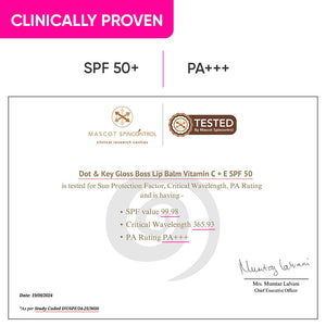 Vitamin C + E Lip Balm with SPF 50+