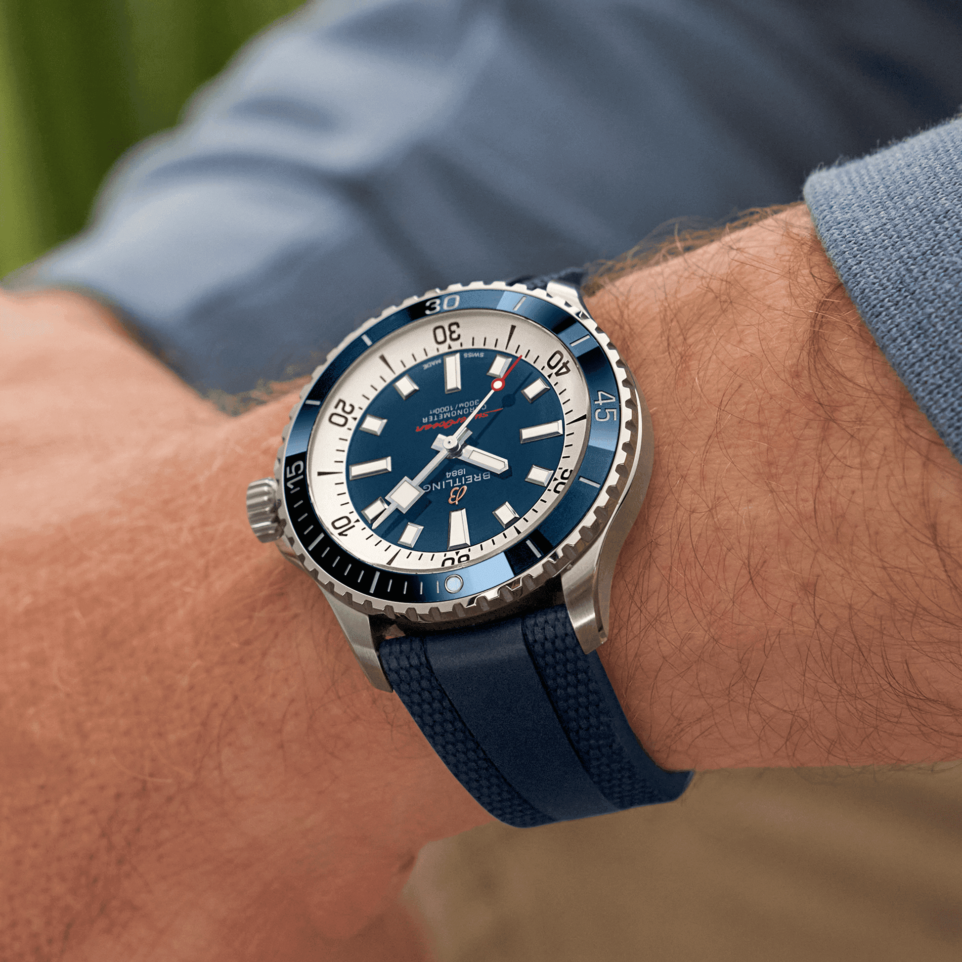 Breitling Superocean Automatic Blue Dial Men 42mm
