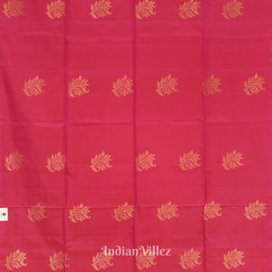 Red With Green Pure Kanjivaram Soft Silk Saree