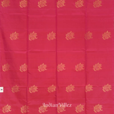 Red With Green Pure Kanjivaram Soft Silk Saree