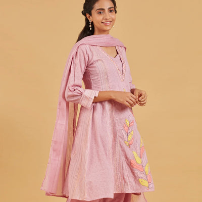 Mauve Short Kurta Set
