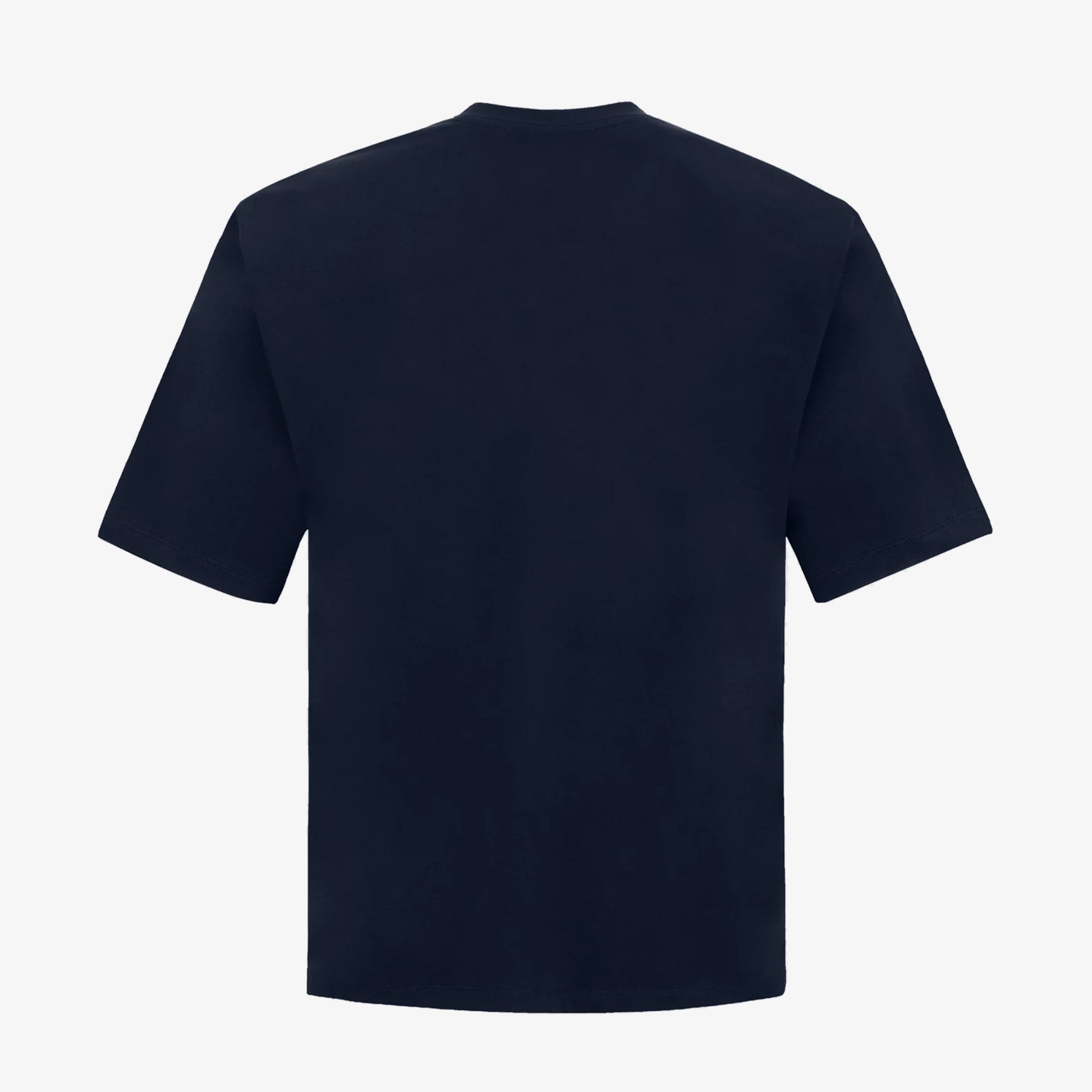 ALMOST GODS | BURNING HEART BOXY TEE { NAVY