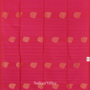 Rani Pink Pure Kanjivaram Soft Silk Saree